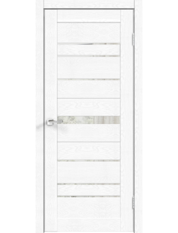 Межкомнатная дверь VellDoris XLINE 10 зеффиро эмалит текстурный/зеркало