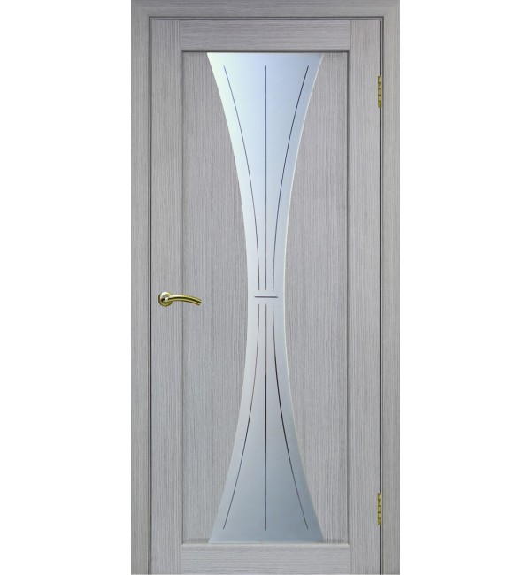 Межкомнатная дверь OPTIMA PORTE Сицилия 732.121 серый дуб