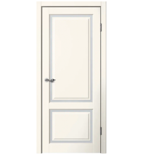 Межкомнатная дверь ESTETIC 02 ПГ ваниль, мателюкс