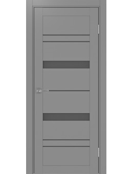 Межкомнатная дверь OPTIMA PORTE Турин 562.12 серый, графит матовое