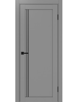 Межкомнатная дверь OPTIMA PORTE Турин 566 АПП молдинг SВ.111 серый