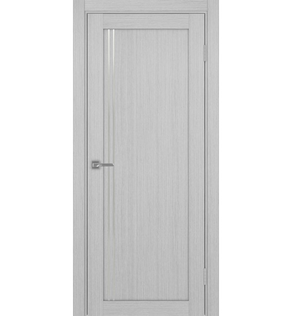 Межкомнатная дверь OPTIMA PORTE Турин 566 АПП молдинг SC.111 дуб серый