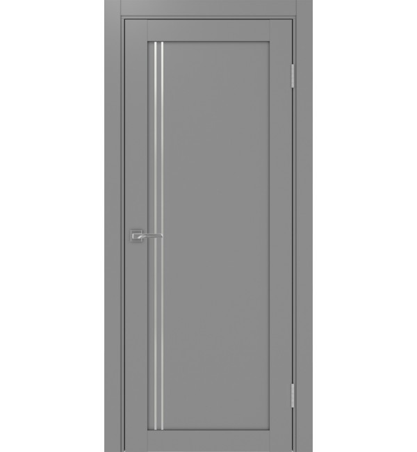 Межкомнатная дверь OPTIMA PORTE Турин 566 АПП молдинг SC.111 серый