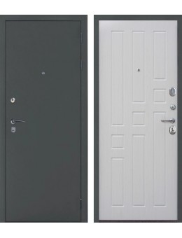 Входная дверь ЮДМ ЕР 701 антик серебро/лиственница бьянка