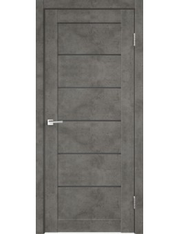 Межкомнатная дверь VellDoris LOFT 1 Бетон темно-серый