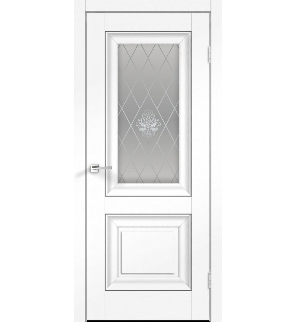 Межкомнатная дверь VellDoris  ALTO 7V ясень белый структурный