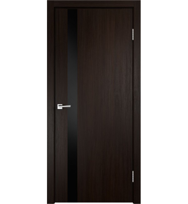 Межкомнатная дверь VellDoris SMART Z1 венге лакобель черный