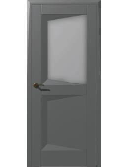 Межкомнатная дверь  Аккорд 2 ДО софт тач серый
