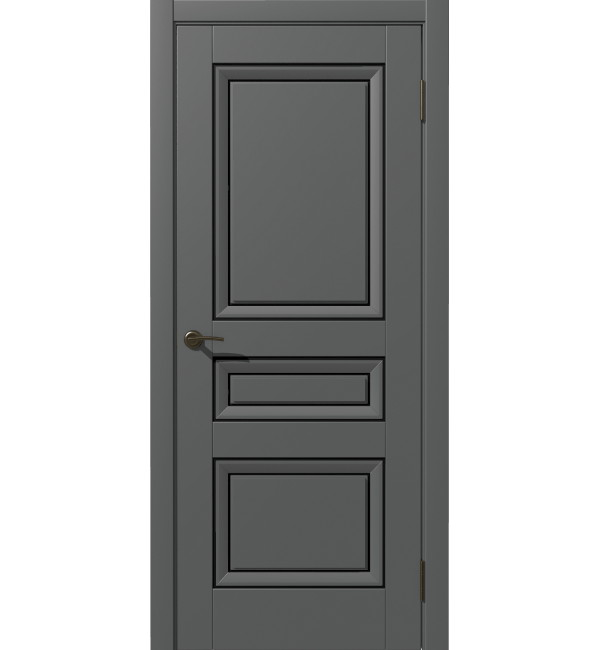 Межкомнатная дверь  Бета 2 ДГ софт тач серый