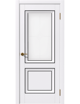 Межкомнатная дверь  Бета ДО софт тач белый