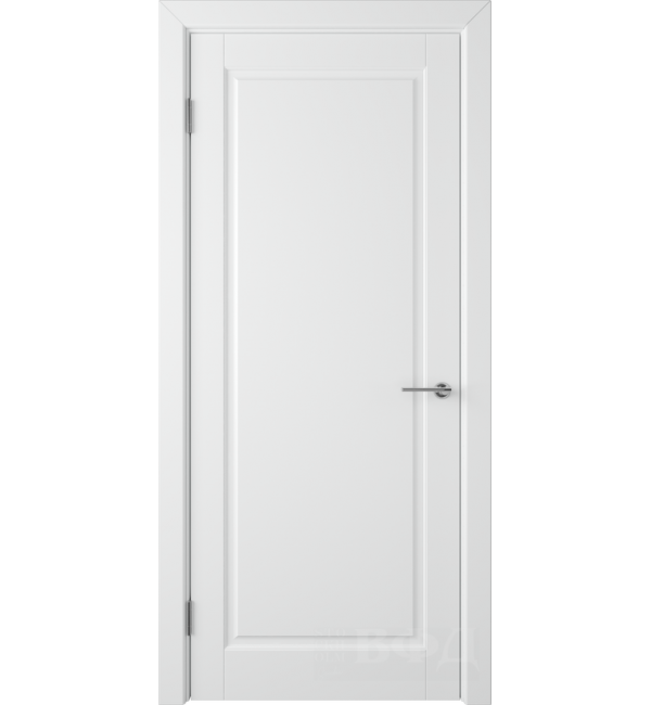 Межкомнатная дверь ВФД STOCKHOLM Гланта 57ДГ. Белая эмаль.