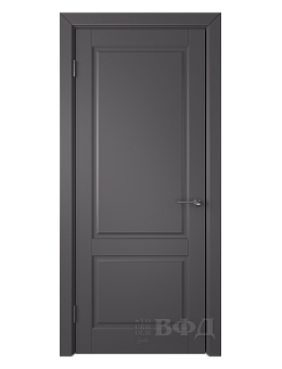Межкомнатная дверь ВФД STOCKHOLM. Доррен 58ДГ, Темно-серая эмаль.