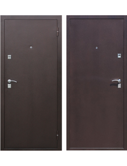 Входная дверь Ferroni Стройгост 7-2 Металл/металл (два замка) 